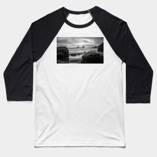 Moody Beach Geometric Baseball T-Shirt